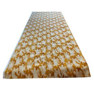 Marshall Dry Goods Angels On Gold Religious Cotton Fabric 2 Pieces each 2.5 Yds
